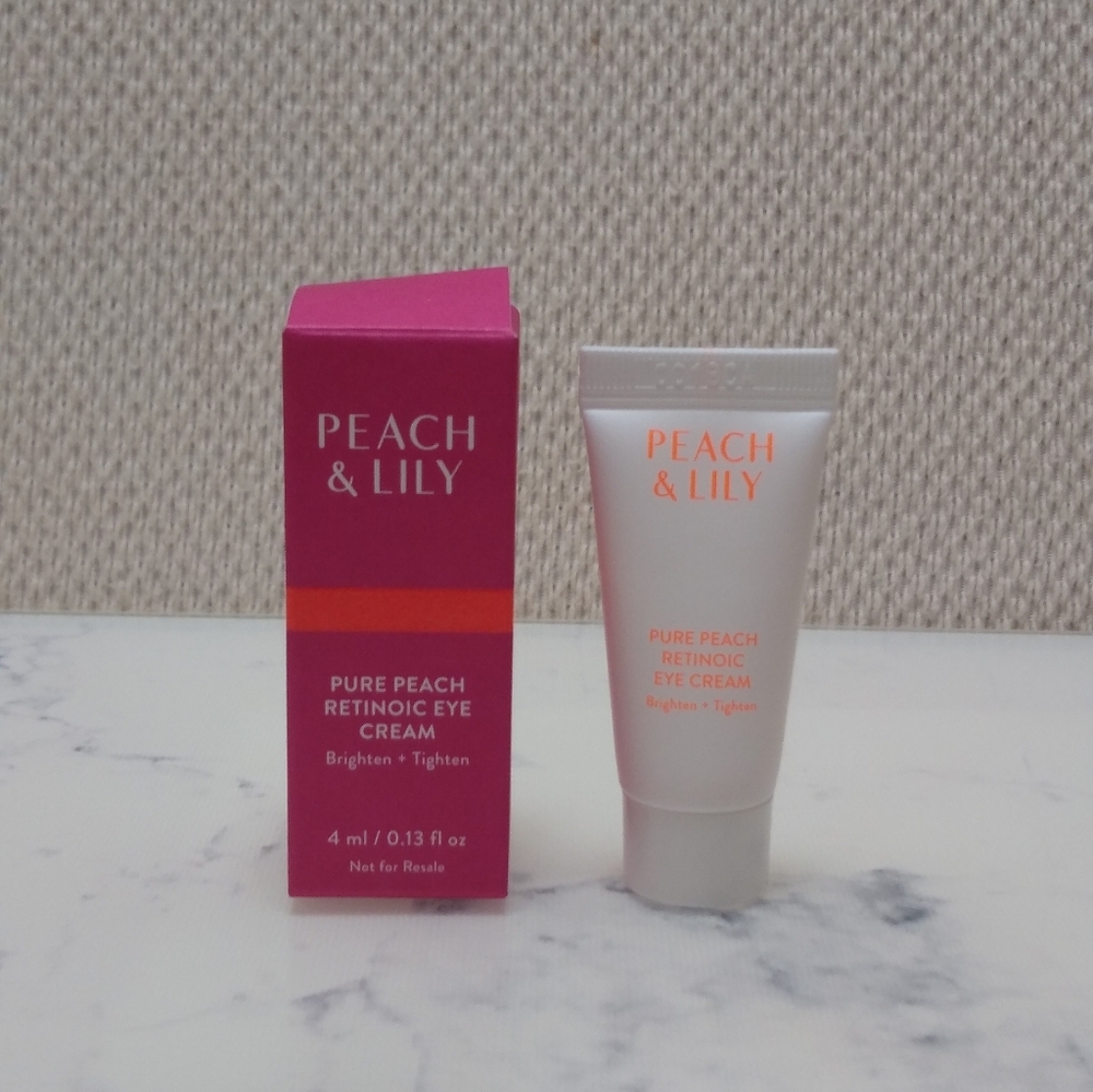 Peach & Lily Pure Peach Retinoic Eye Cream Mini Travel Size .13 Oz